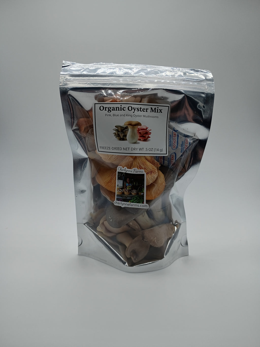Freeze-dried Organic Oyster Mushrooms Mix (HALF OUNCE)