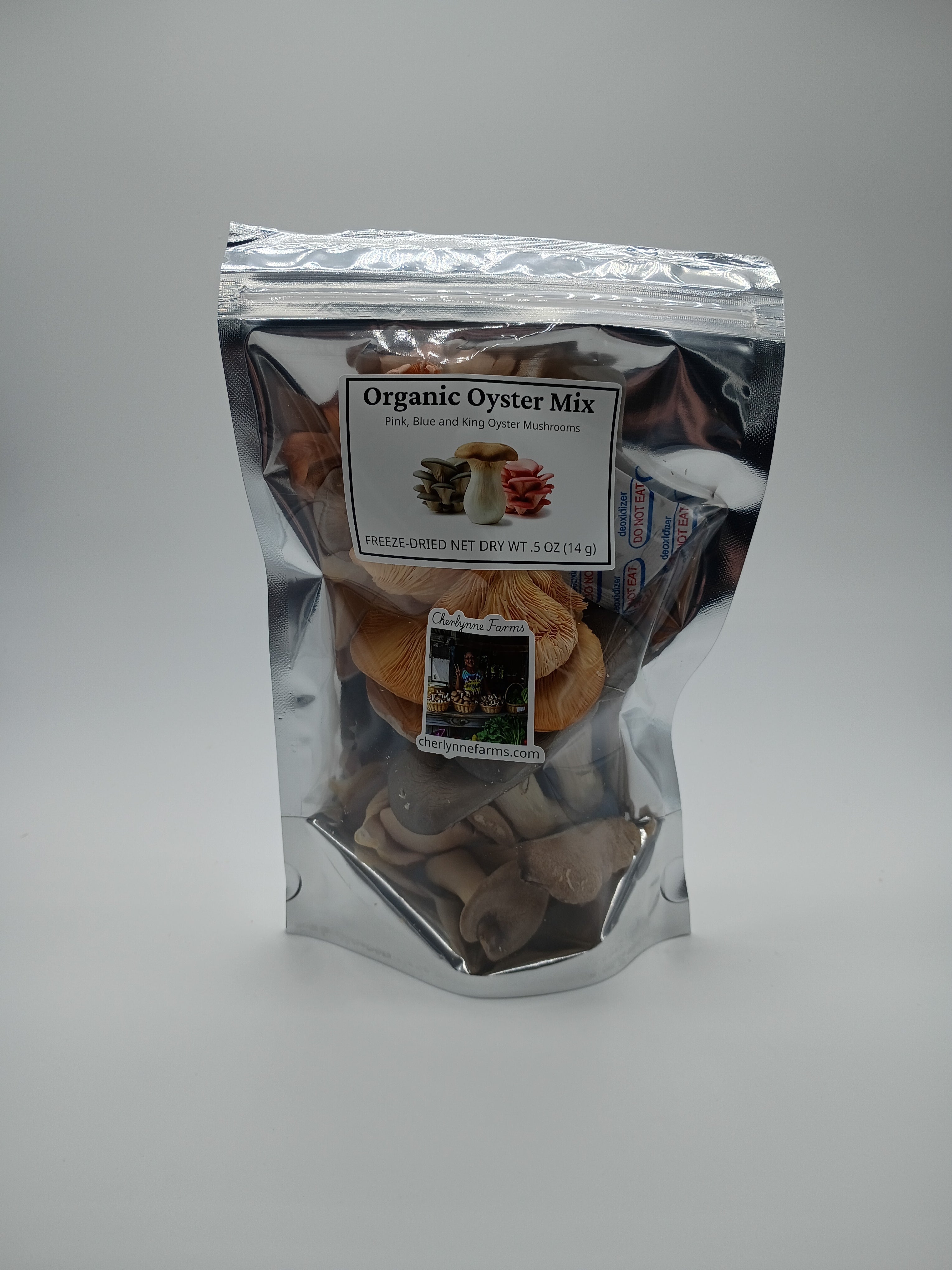 Freeze-dried Organic Oyster Mushrooms Mix (HALF OUNCE)